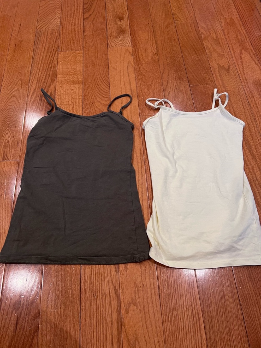 Primark Womens Lot of 2 Stretch Cami Camisole Strappy Top Size XS 0-2